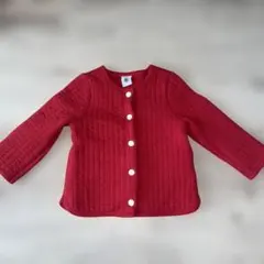 PETIT BATEAU 赤いカーディガン