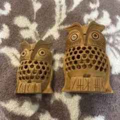 フクロウ 工芸品