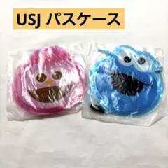 【非売品】USJパスケース 2個セット セサミストリート 紐付き　ホテル近鉄