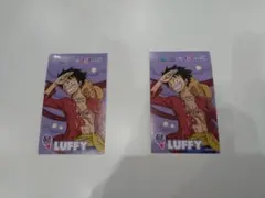 ワンピース ルフィ ステッカー 2枚セット