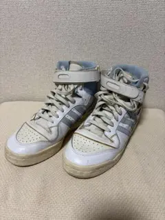 超美品アディダス オリジナルス フォーラム MID [サイズ]27cmホワイト 