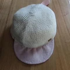 キッズ用 麦わら帽子 キャップ 54cmのサムネイル