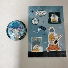 カリスマ 湊大瀬 ぴたでふぉめ 缶バッジ ネップリ ローソンコラボ