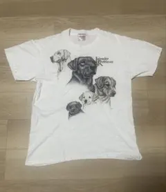 ラブラドールレトリバー Tシャツ アニマル 犬 USA製 oneita 90s