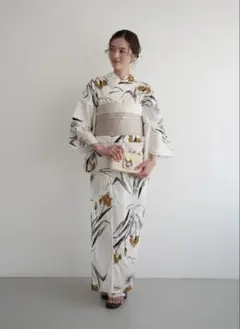 新品未開封［utatane×Acka.］浴衣4set 菖蒲と糸菊 navy - メルカリ