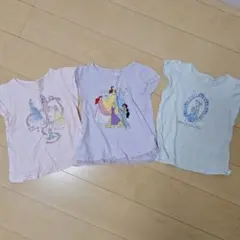 ユニクロ　ディズニープリンセス Tシャツセット 3枚　120サイズ