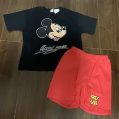 新品未使用★ミッキーマウス Tシャツとショートパンツ♪セットアップ、110