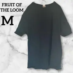 トップス 黒 Tシャツ【M】半袖 無地 ユニセックス シンプル 無地