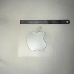 【2枚セット】Apple 純正 ロゴステッカー シール（シルバー）