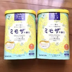 バスクリン 花ゆらら ミモザの香り 薬用入浴剤 600g 2個セットのサムネイル
