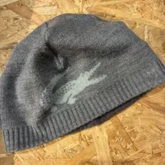 ラコステ LACOSTE グレー ニット帽