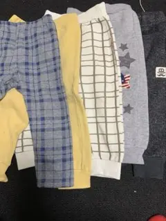 西松屋　90cm 裏起毛パンツセット 5本