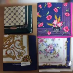 【未使用品】ハンカチ４枚　おまとめセット