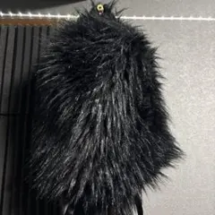 黒ファー バッグ