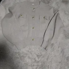 【1150】Tal! グレー カーディガン 長袖