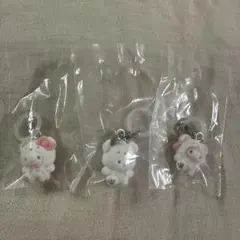 サンリオめじるしアクセサリー　ふわふわスノー　3個セット