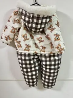 クマ柄スノーウェア 100cm