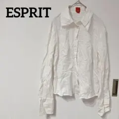 ESPRIT エスプリ　ホワイトシャツ ブラウス レディース　白　シャツのサムネイル