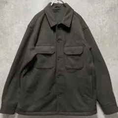 UNIQLO ユニクロ　オーバーシャツジャケット　Lサイズ　軽アウター　茶色