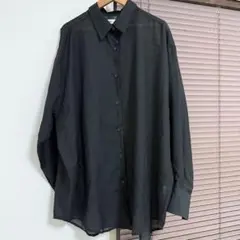 匿名配送‼️即購入⭕️ WEGO 長袖シアーシャツ ブラック