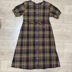 Madresstyle 半袖シャツワンピース M マタニティ　授乳