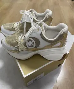 Michael Kors スニーカー ゴールド ホワイトのサムネイル