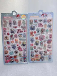 ズートピア2 立体シール 2枚セット ニック ジュディ