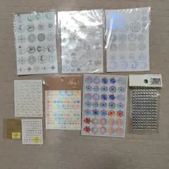 レジン　ホログラムシート・ネイルシール等 9枚セット　ハンドメイド