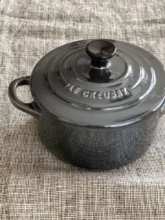 ル・クルーゼ　フランス　陶器　ココット　10cm メタリックのサムネイル