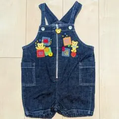 MIKIHOUSE デニム オーバーオール T85-G12 80