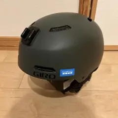 GIRO LEOGEオリーブヘルメット GoPro マウント付きLサイズ