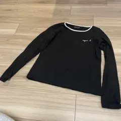 agnès b. 黒 長袖Tシャツ サイズ2