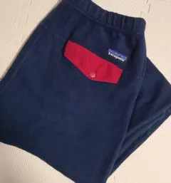 Patagonia シンチラフリースパンツ スナップT サイズM ネイビー