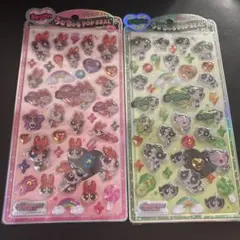 【正規品】パワーパフガールズ うるちゅるポップシール2枚セット