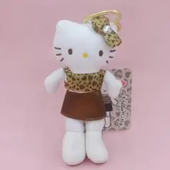 GOGOギャル スタイルアップマスコット　キティ　足長　脚長ヒョウ柄　ホワイト