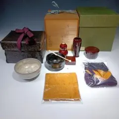 茶道具　御所籠一式　竹保斉　共箱　 美品 茶道具 御所籠一式 竹保斉 共箱 美品 - メルカリ