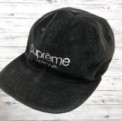 と*り様 美品 シュプリーム キャップ コーデュロイ F ブラック 0735