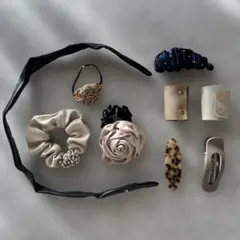 ヘアアクセサリー　9点　まとめ売り