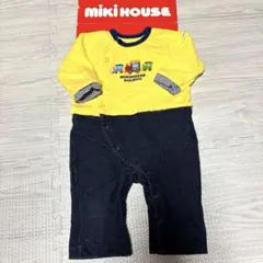 ミキハウス 列車刺繍ロンパース　70