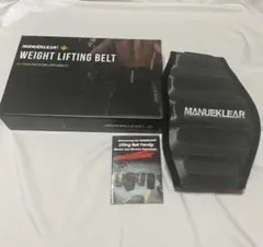 新品未使用 MANUEKLEAR ウエイトリフティングベルト トレーニングベルトのサムネイル