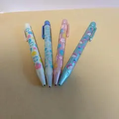 未使用　平成レトロ　キャラクター柄 シャープペンシル 4本セット