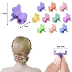 ミニ ヘアピン ヘアクリップ 小さめ 50個セット ミニ ピン 髪 ヘアアクセ