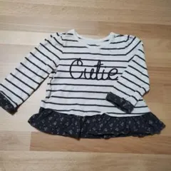 baby GAP ストライプ フリル Tシャツ 18-24m