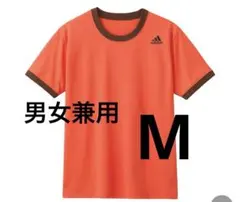 速乾　ユニセックスTシャツ　ローズオレンジ　Mサイズ