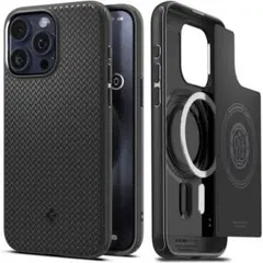 Spigen iPhone15 Pro ケース (マット・ブラック)
