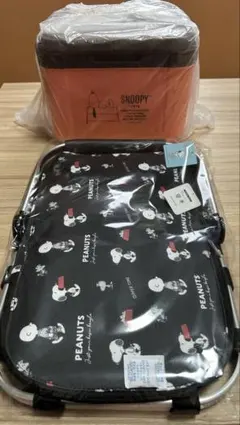 【新品未使用】SNOOPY(PEANUTS)クーラーボックス、バスケット　各１個