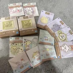 1番くじ ポケピース ステッカー メモ帳 プレート キーホルダー