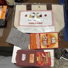 Hello Kitty トートバッグ ベージュ&くつ下セット