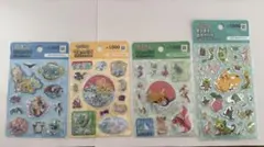 韓国限定　ダイソーポケモン　シール4点セット　即日発送