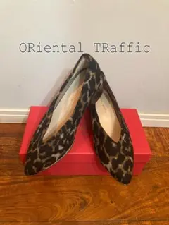 【USED】ORiental Traffic パンプス ＊24cm　アニマル柄
